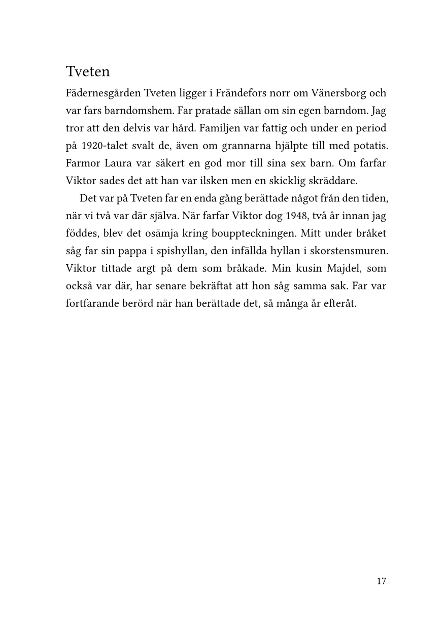 Uppslag ur boken